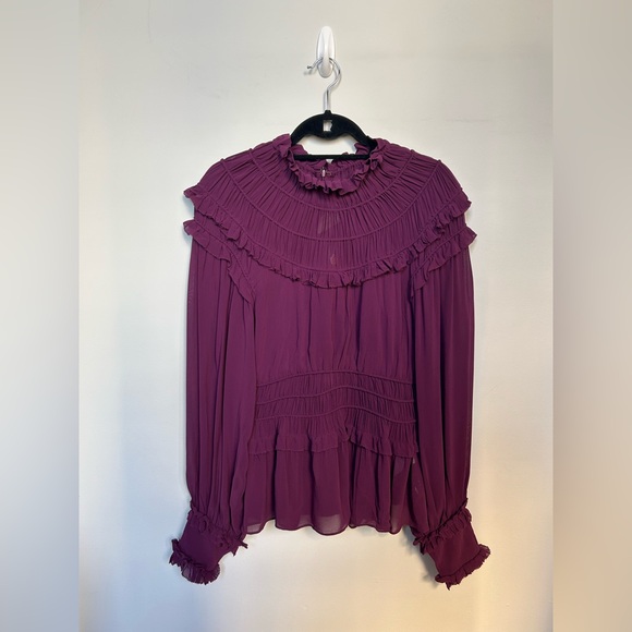 NWT Farm Rio Peplum Ruffle Top - Picture 3 of 7